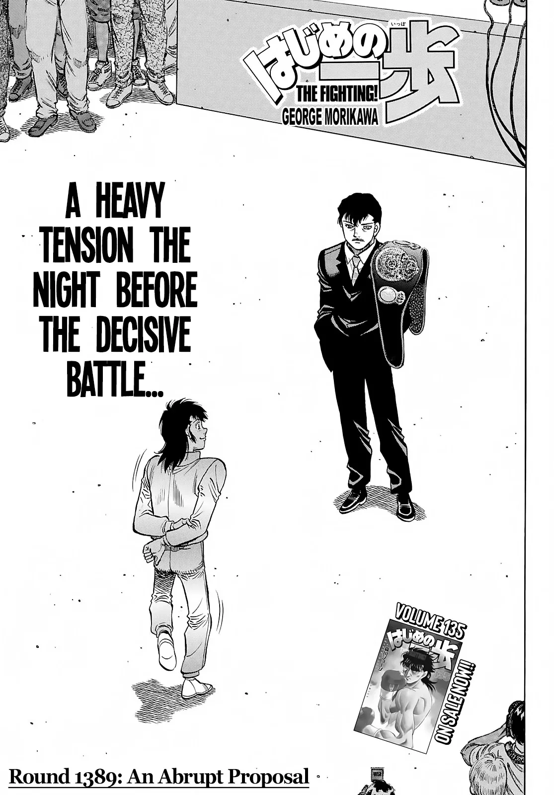 Read Hajime no Ippo Chapter 1389 - An Abrupt Proposal Online