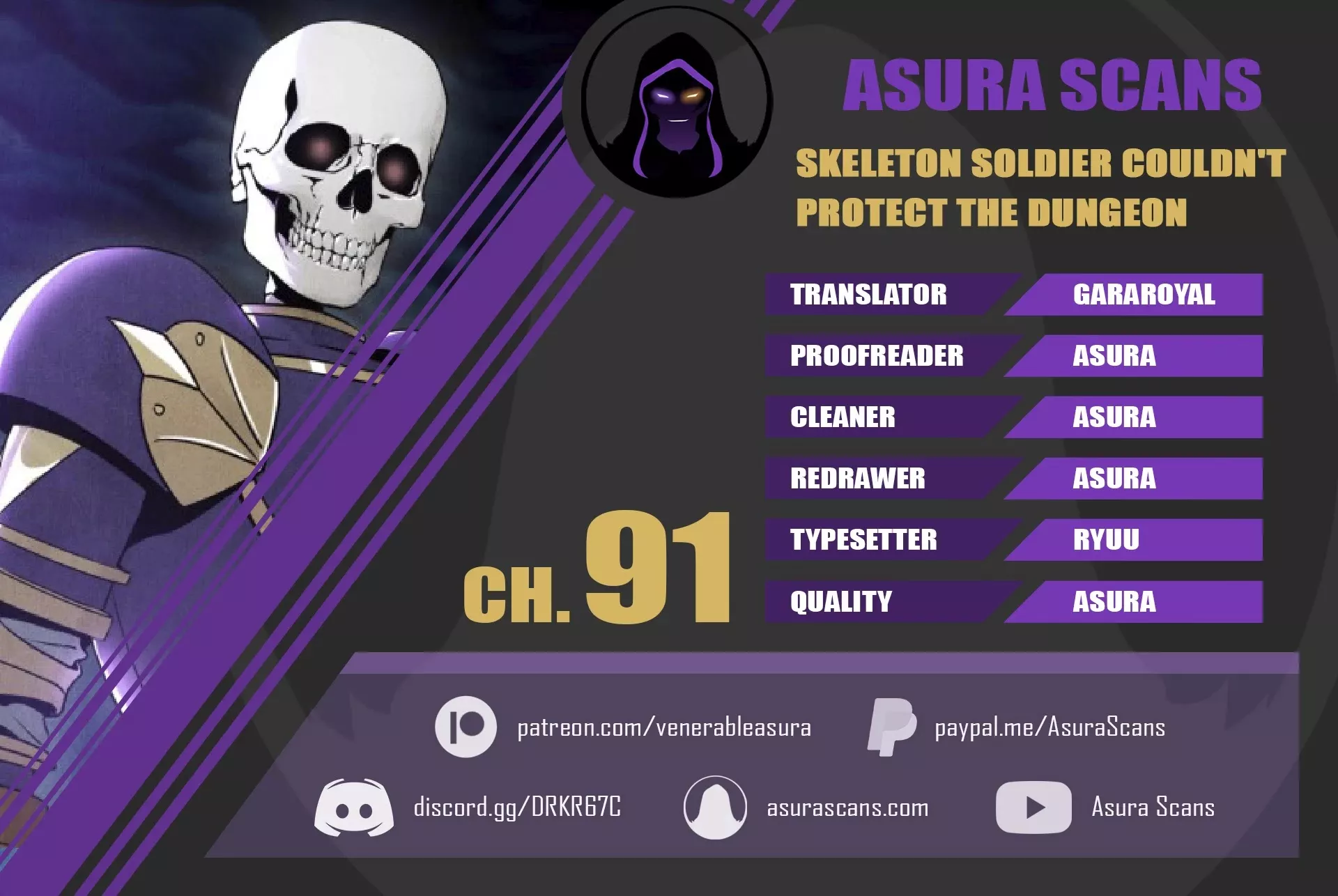 Read Skeleton Soldier Couldn’t Protect the Dungeon Chapter 91 Online