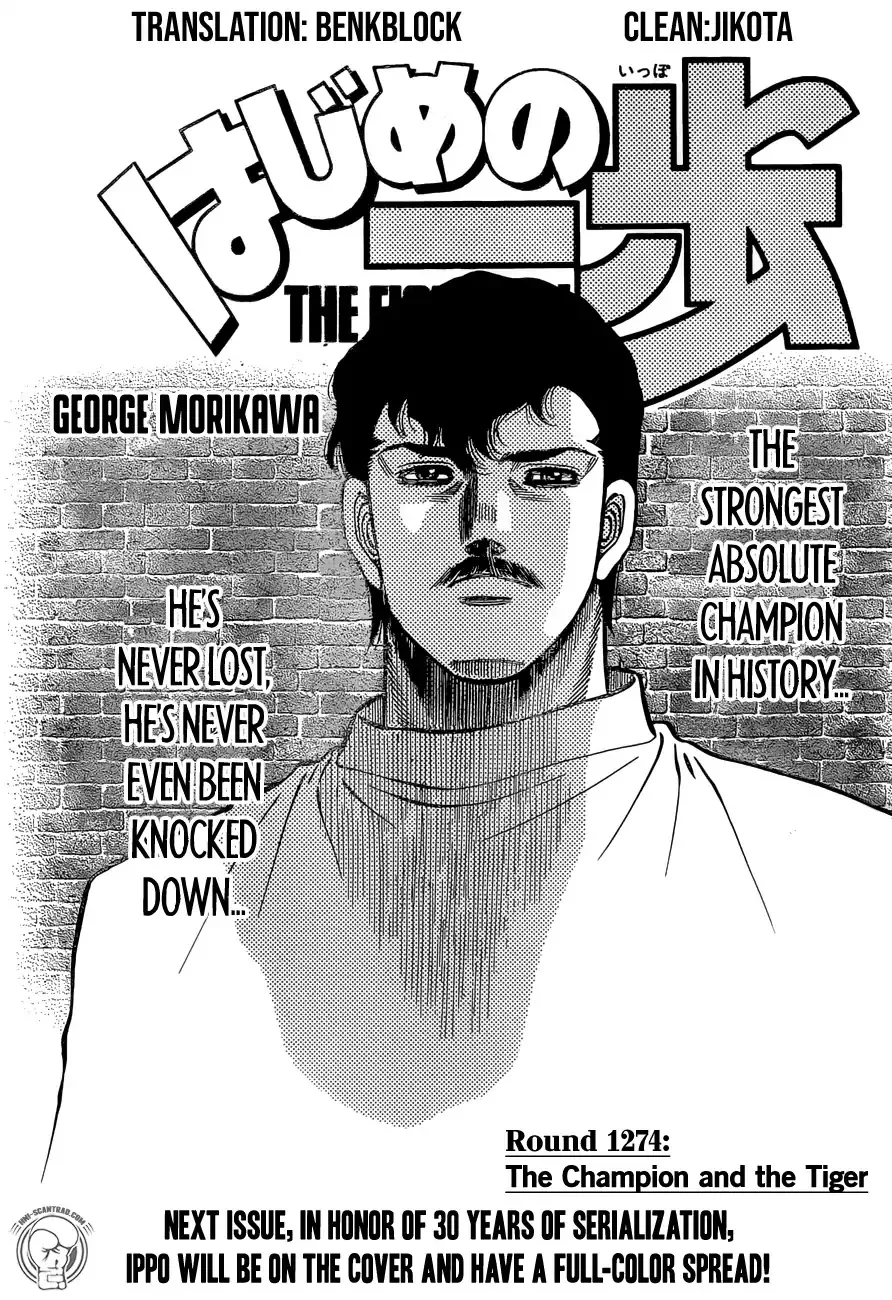 Read Hajime no Ippo Chapter 1274 - The Champion and the Tiger Online