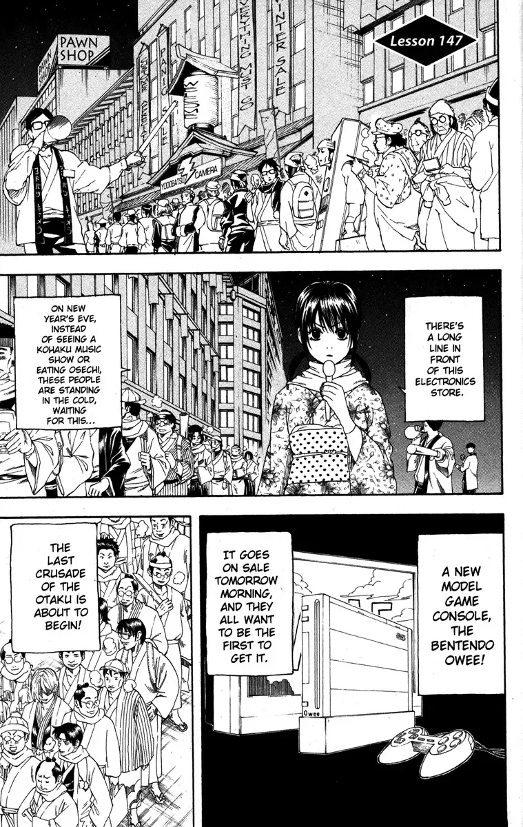 Read Gintama Chapter 147 - Only One Hour of Video Games per Day Online