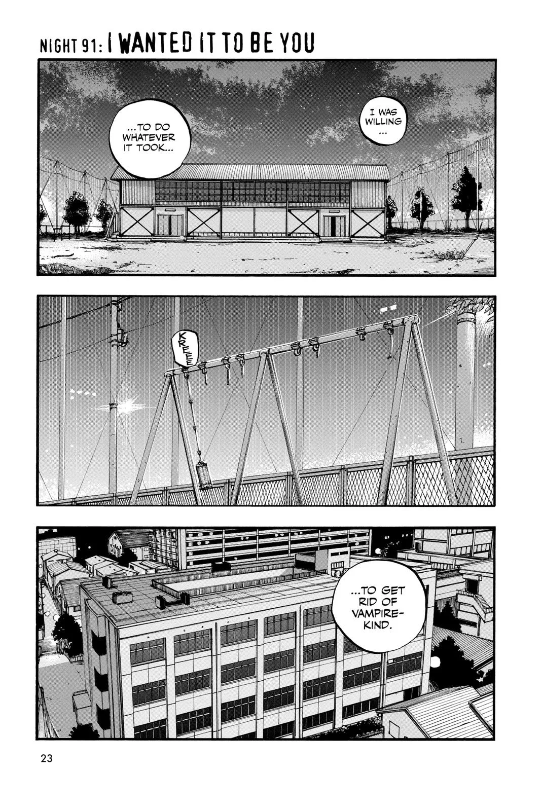 Read Yofukashi no Uta Chapter 91 Online
