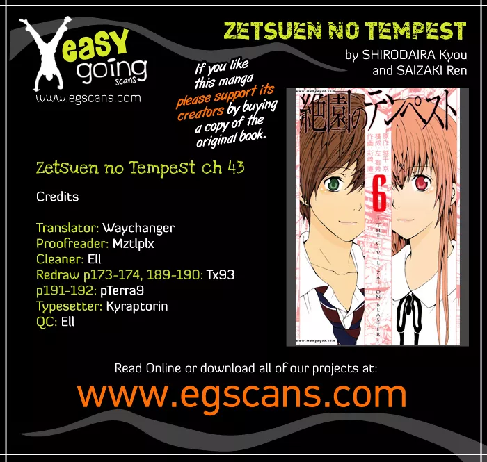 Read Zetsuen no Tempest Chapter 43 - The End of the Dream Online