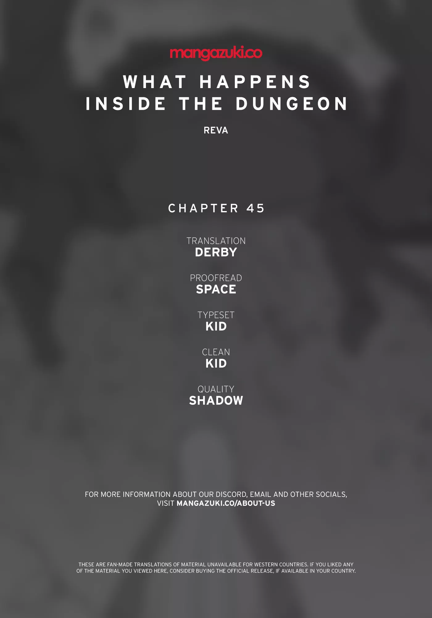 Read What Happens Inside the Dungeon Chapter 45 Online