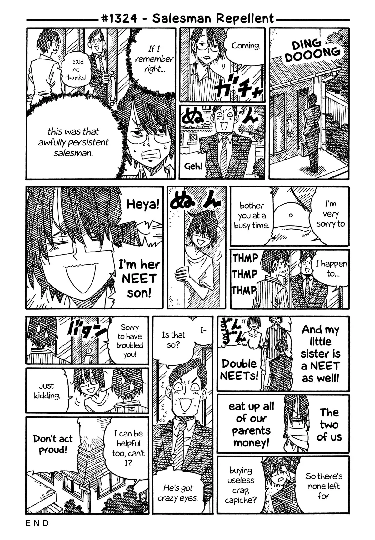 Read Hatarakanai Futari (The Jobless Siblings) Chapter 1324 - Salesman Repellent Online