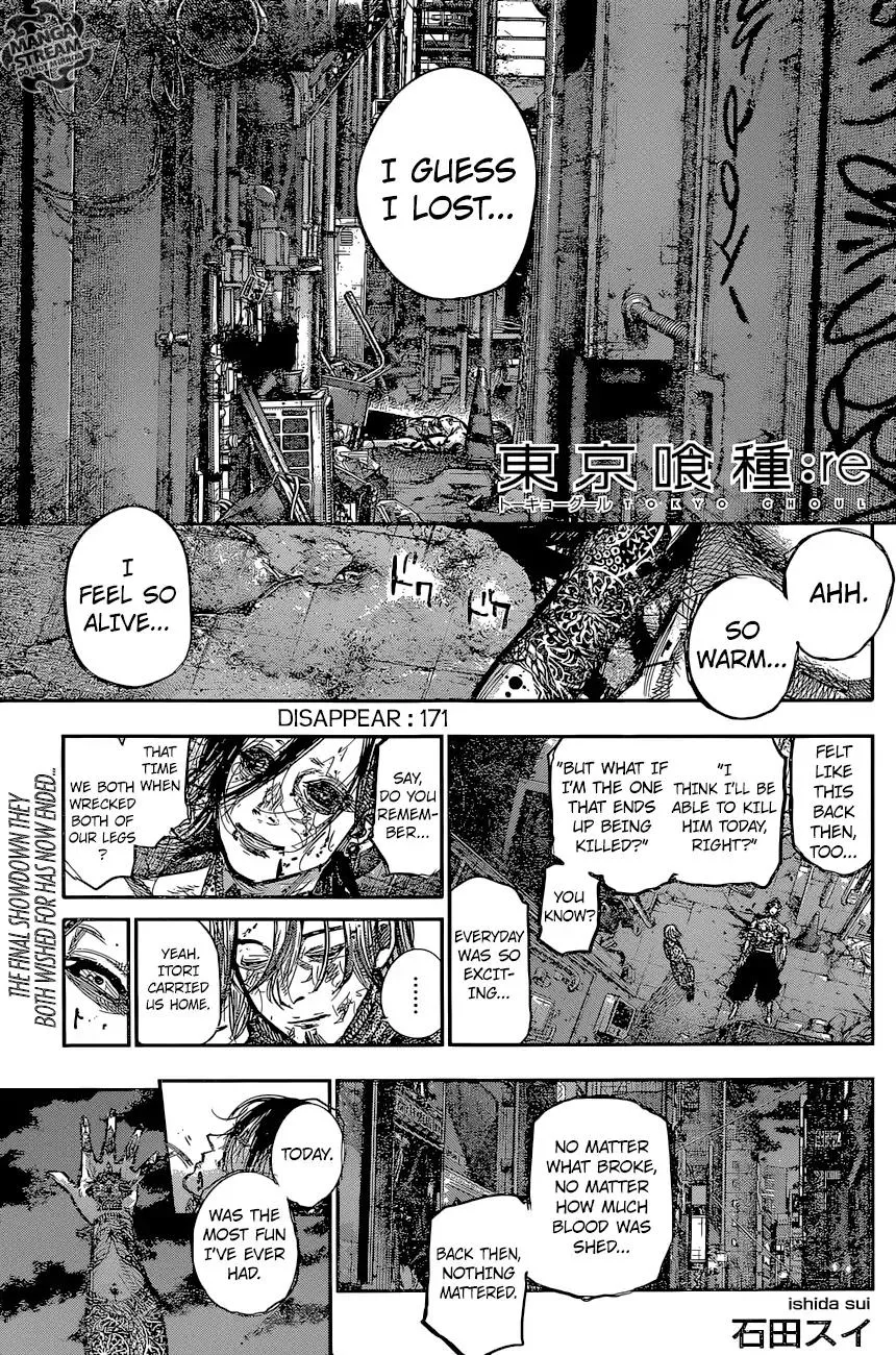 Read Tokyo Ghoul:re Chapter 171 - Disappear Online