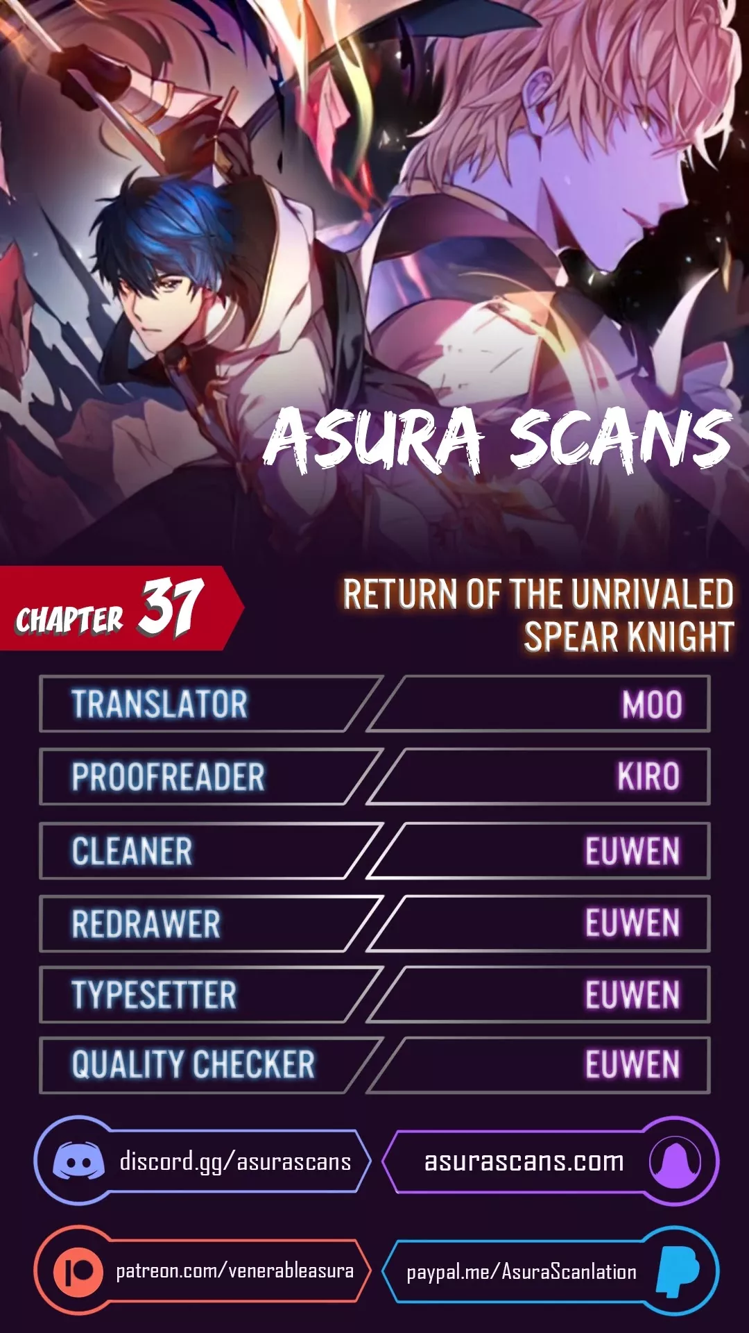 Read Return of the Legendary Spear Knight Chapter 37 Online