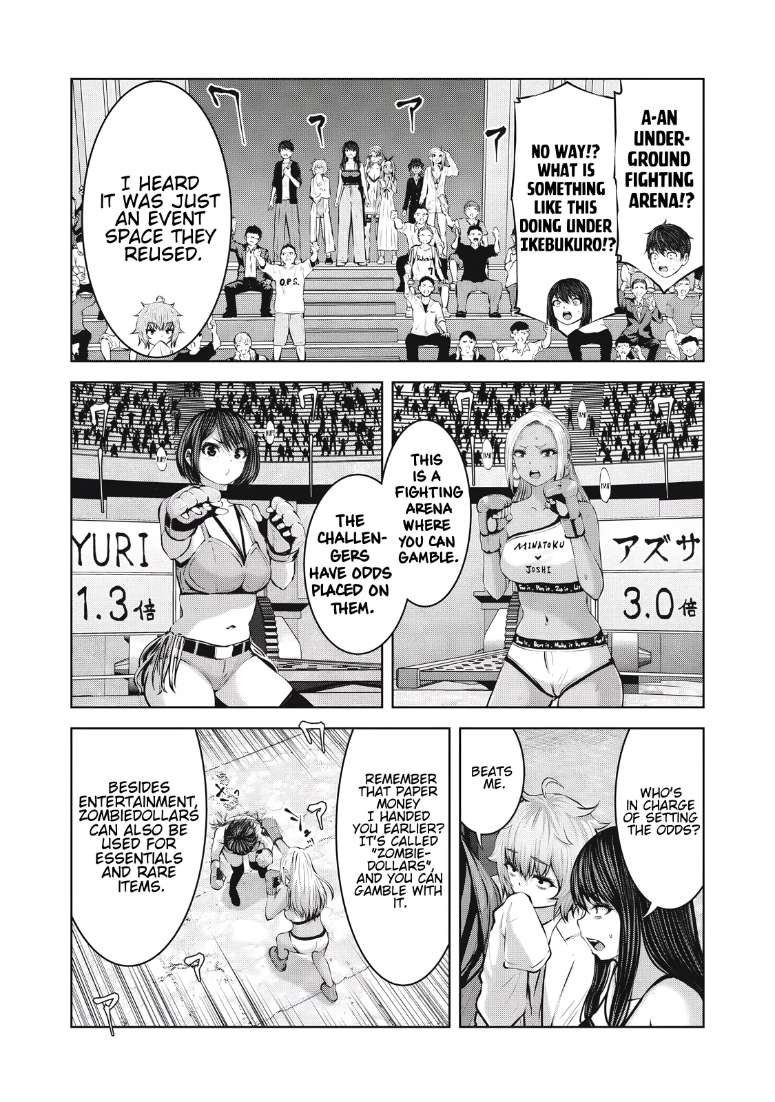 Read Zombie Sekai de Harem o Tsukurou! Chapter 19.2 - Let's Have a Duel! ② Online