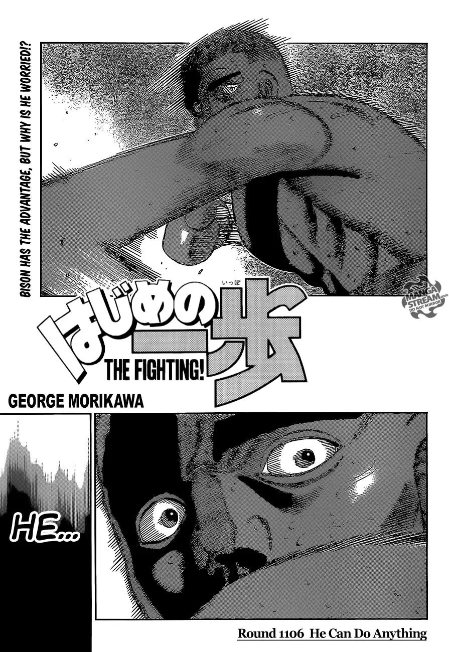 Read Hajime no Ippo Chapter 1106 - He Can Do Anything Online