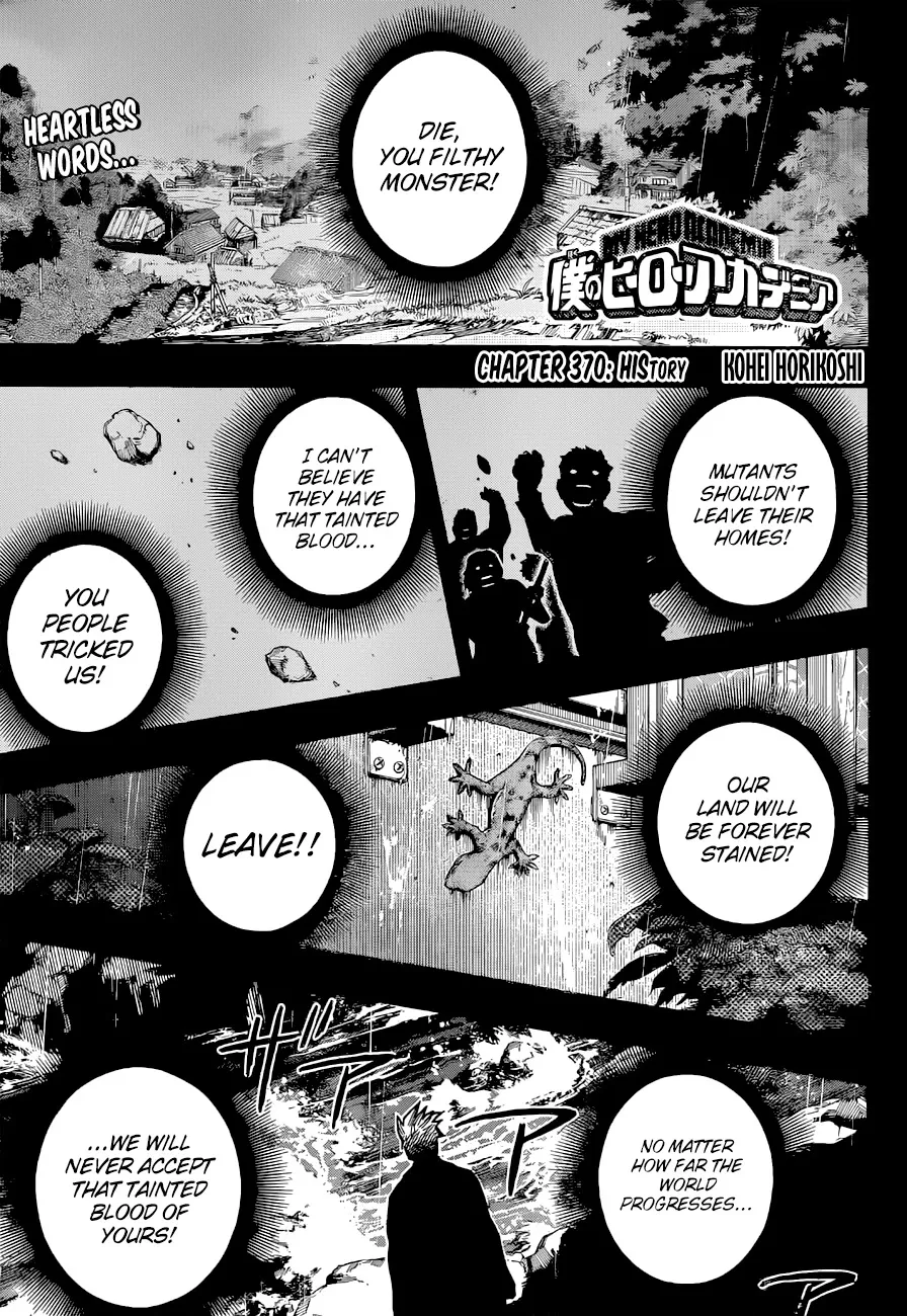 Read Boku no Hero Academia Chapter 370 - HIStory Online