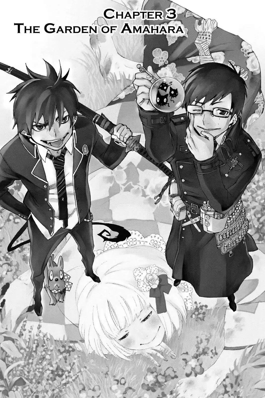 Read Ao no Exorcist Chapter 3 - The Garden of Amahara Online