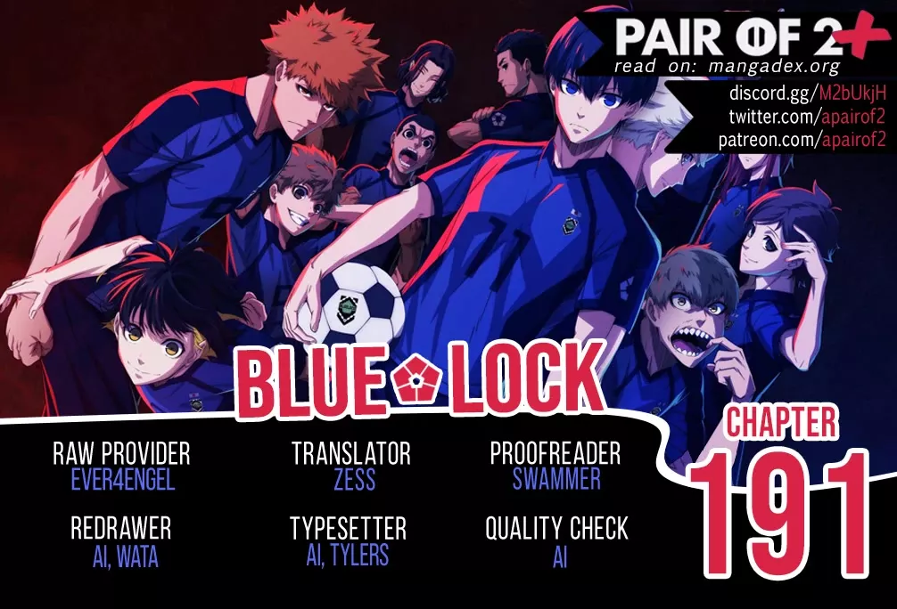 Read Blue Lock Chapter 191 - Coming Soon Online