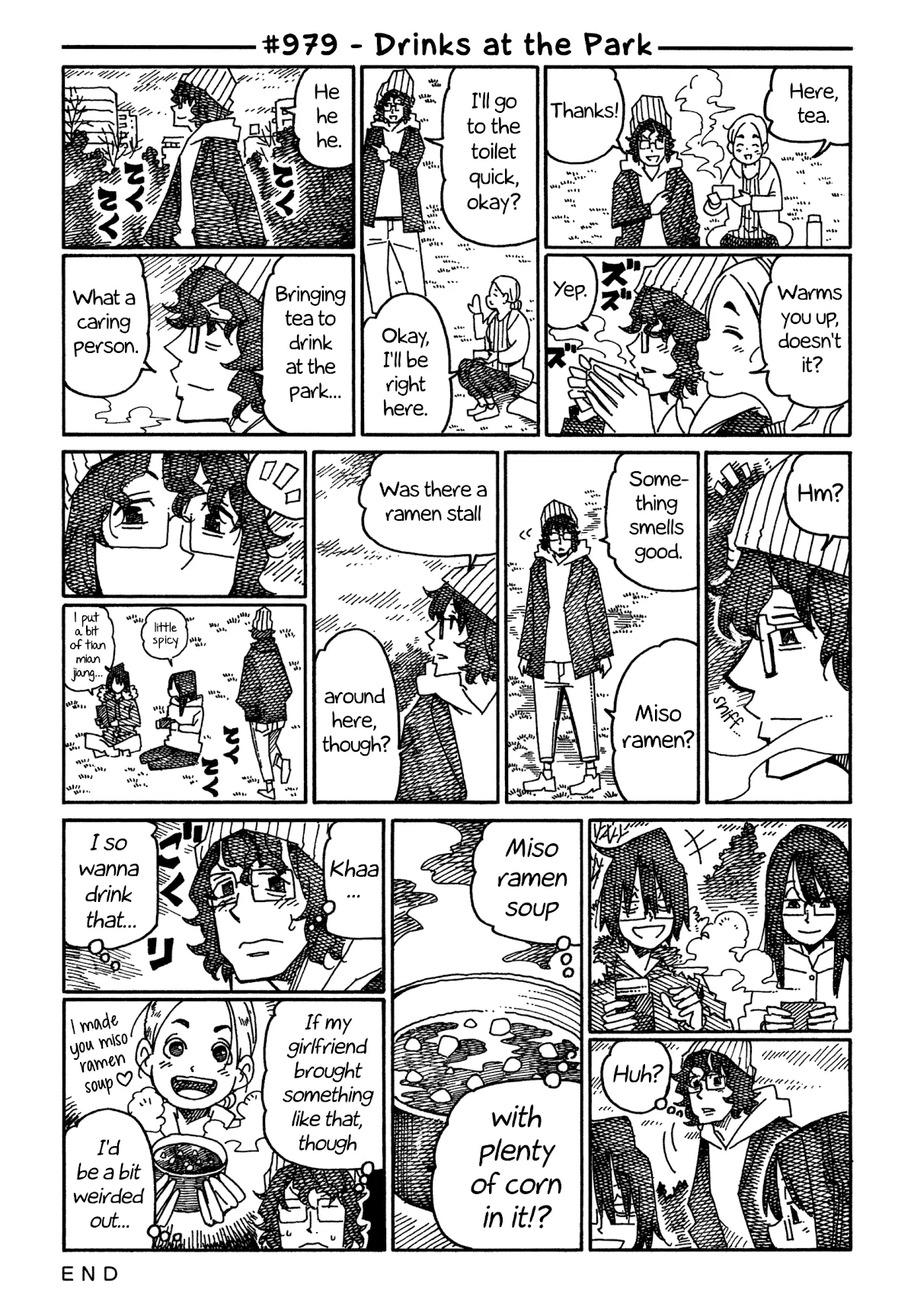 Read Hatarakanai Futari (The Jobless Siblings) Chapter 979 - Drinks at the Park Online