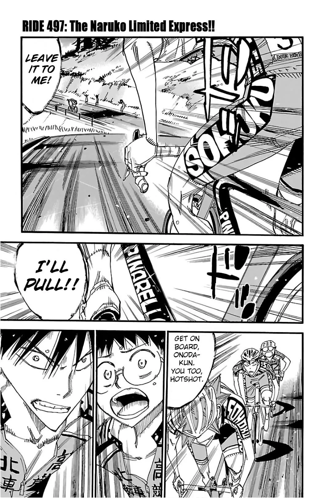 Read Yowamushi Pedal Chapter 497 - The Naruko Limited Express!! Online