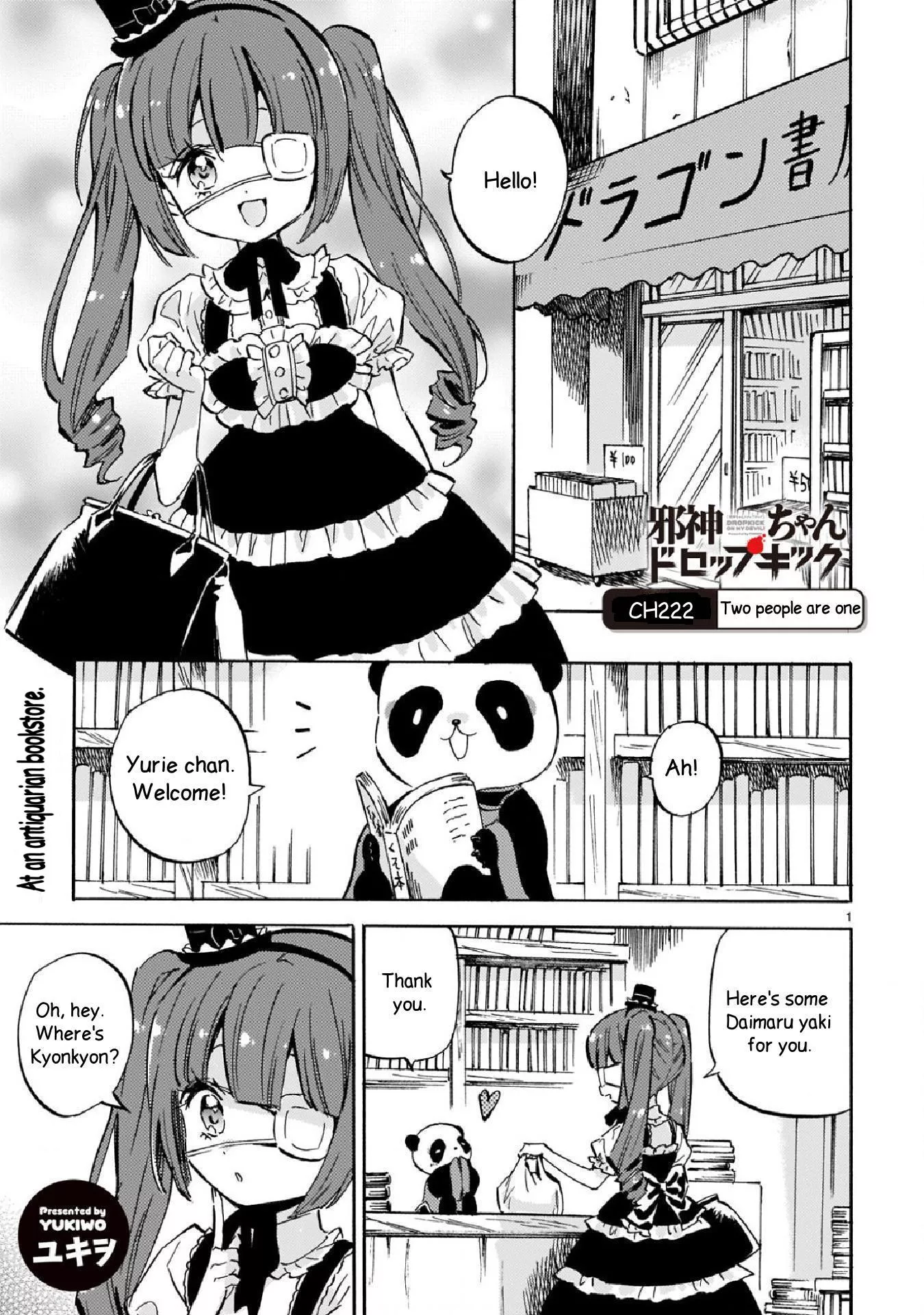 Read Jashin-chan Dropkick Chapter 222 - Two people are one Online