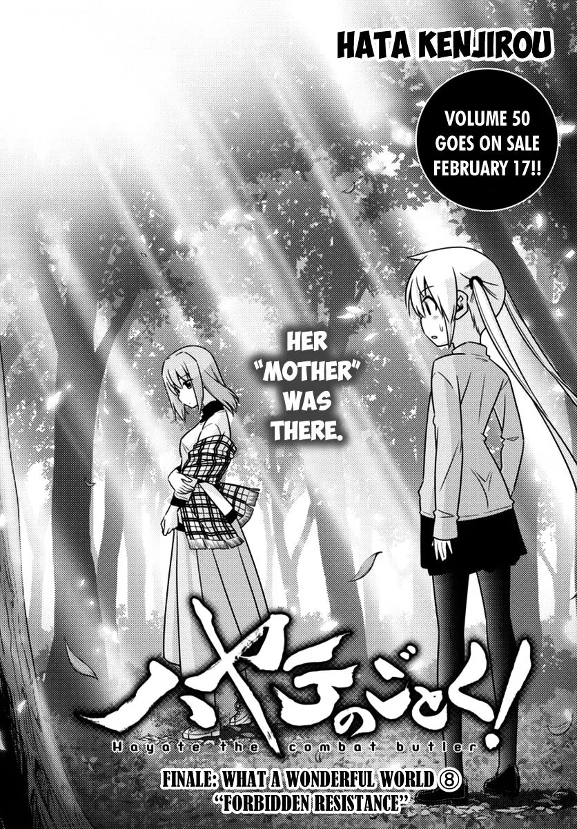 Read Hayate no Gotoku! Chapter 556 - What A Wonderful World â‘§ "Forbidden Resistance" Online