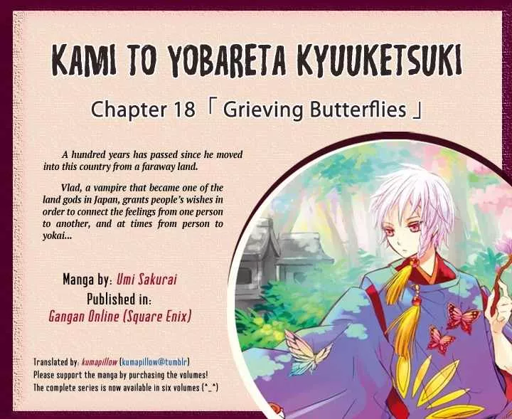 Read Kami to Yobareta Kyuuketsuki Chapter 18 - Grieving Butterflies Online