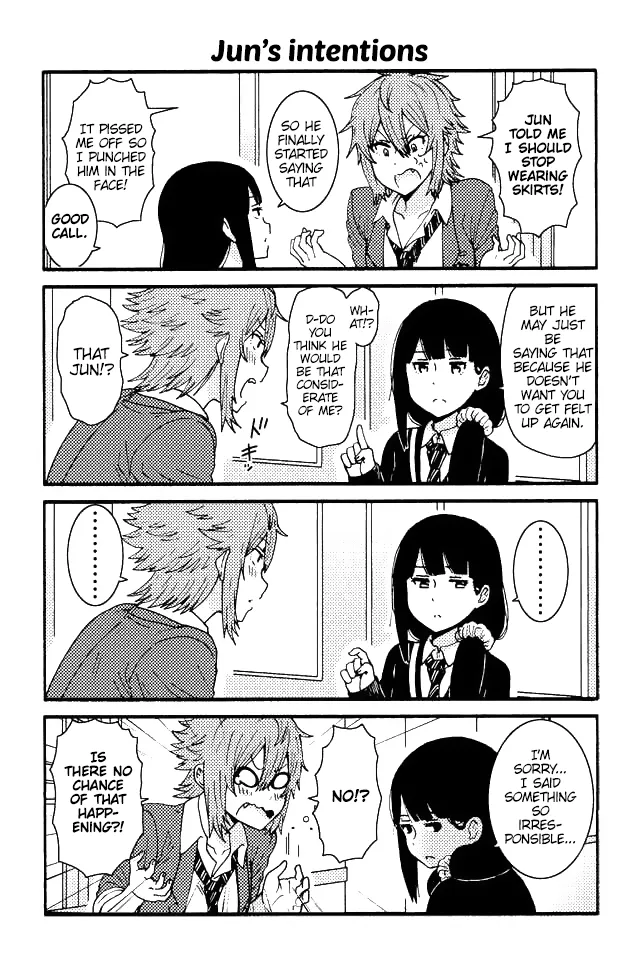 Read Tomo-chan wa Onna no ko! Chapter 70 - Jun's Intentions Online