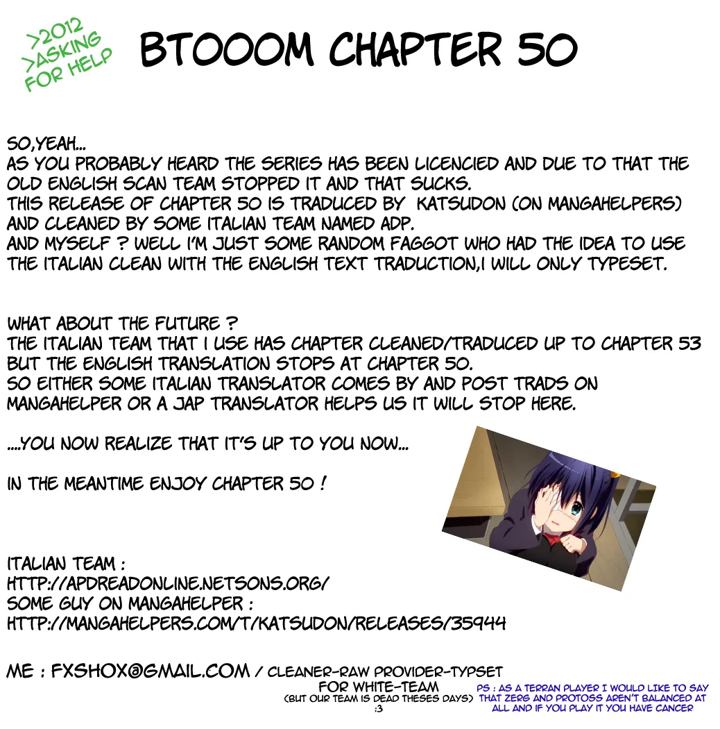 Read Btooom! Chapter 50 - Legami Online