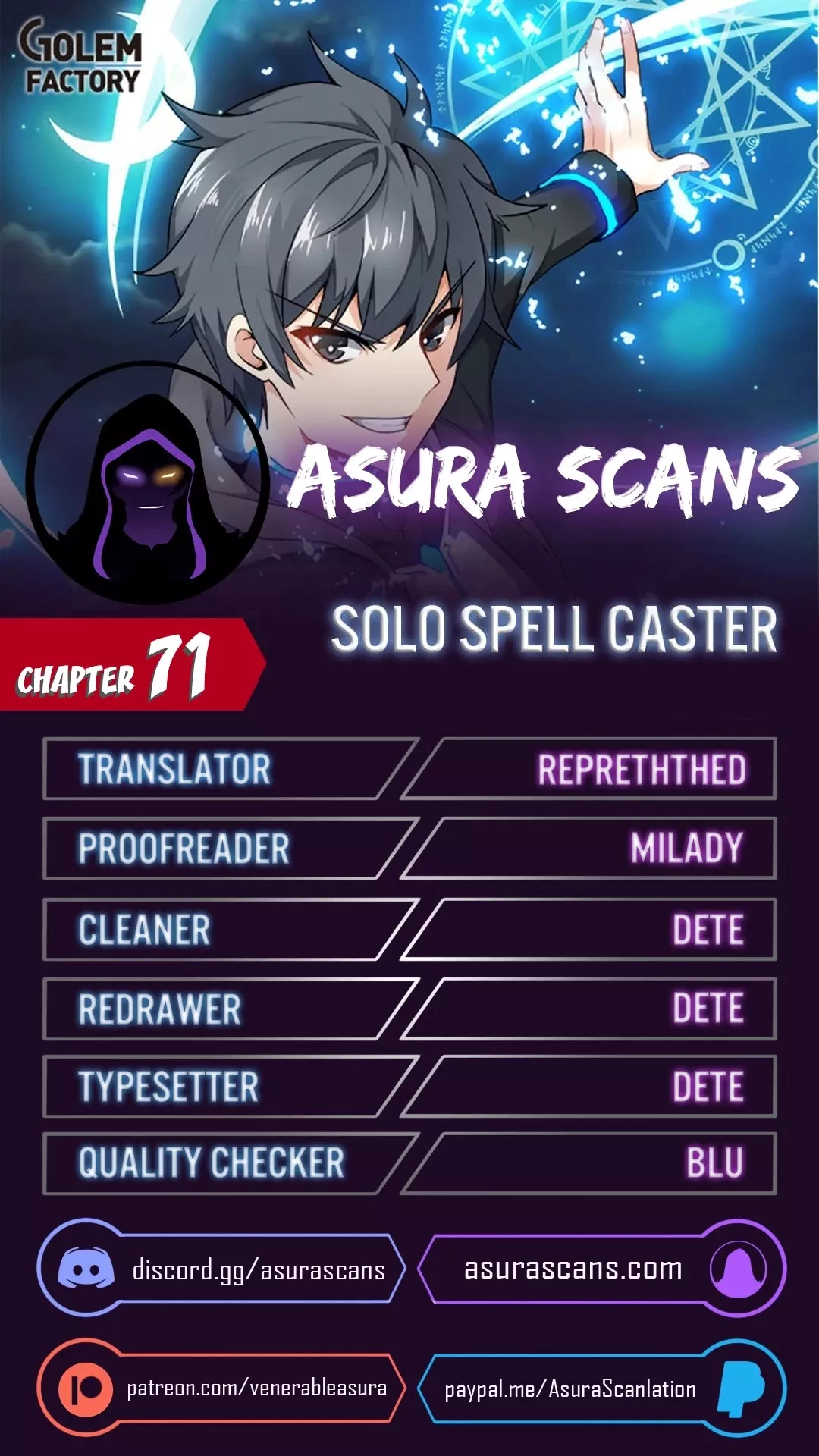 Read Solo Spell Caster Chapter 71 Online