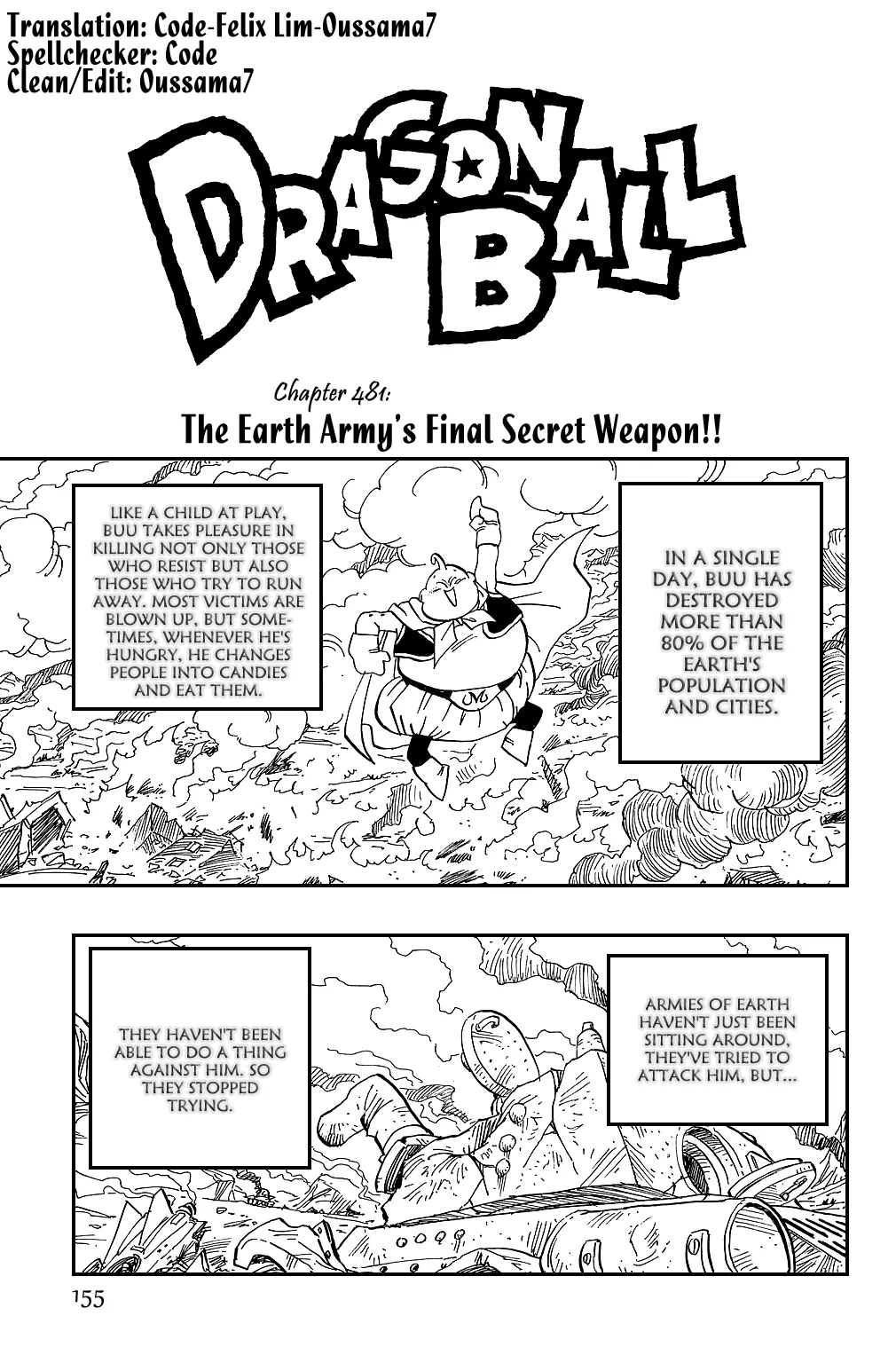 Read Dragon Ball Chapter 481 - The Earth Army's Final Secret Weapon!! Online