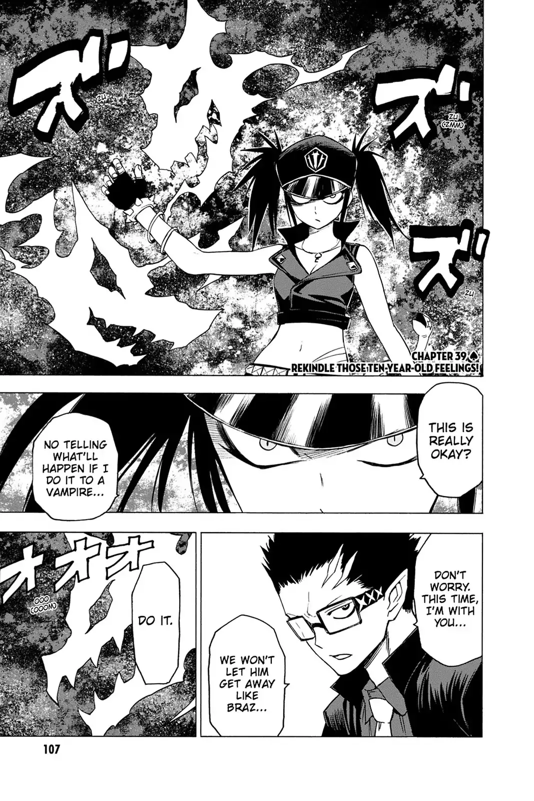 Read Blood Lad Chapter 39 - Rekindle Those Ten-Year-Old Feelings! Online