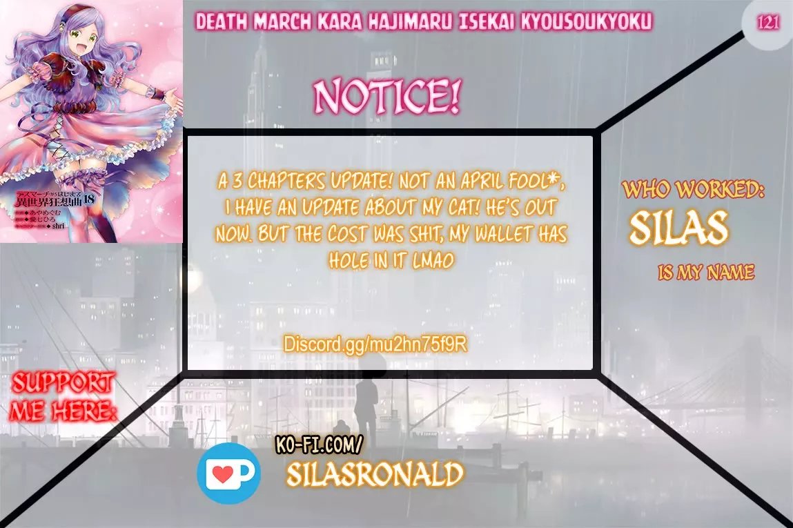 Read Death March kara Hajimaru Isekai Kyousoukyoku Chapter 121 Online