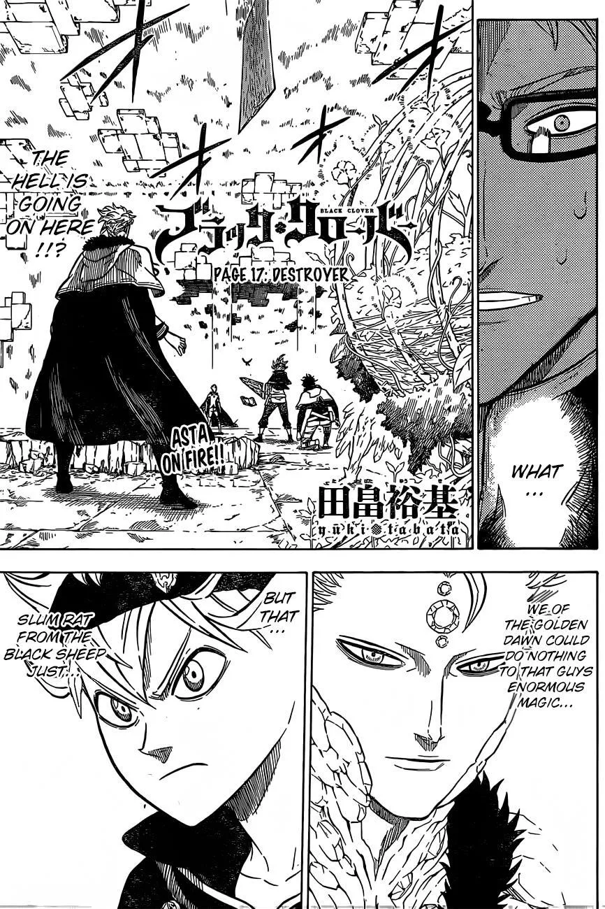 Read Black Clover Chapter 17 - Destroyer Online