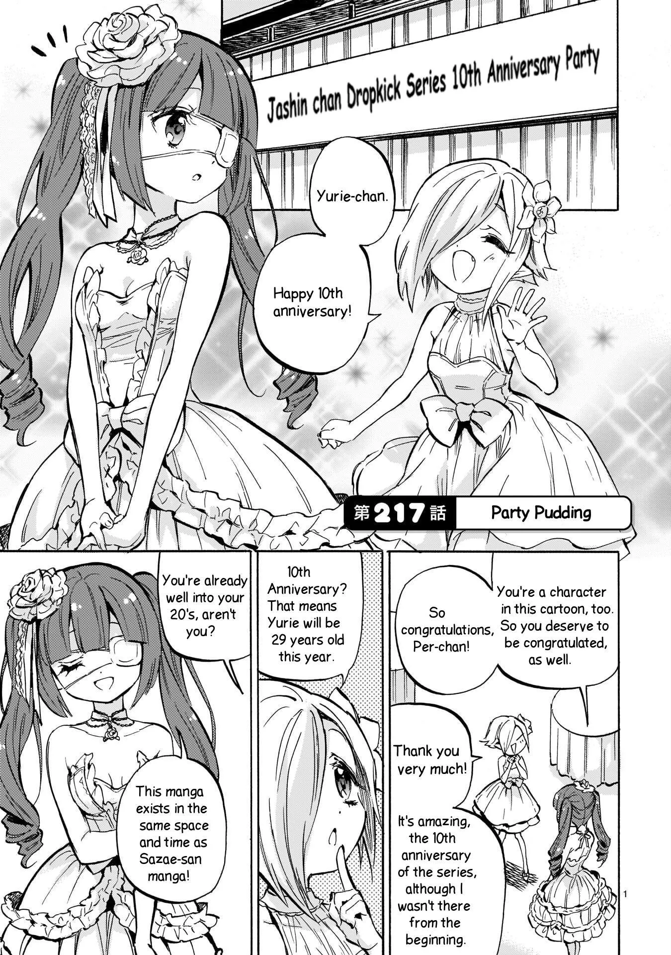 Read Jashin-chan Dropkick Chapter 217 - Party Pudding Online