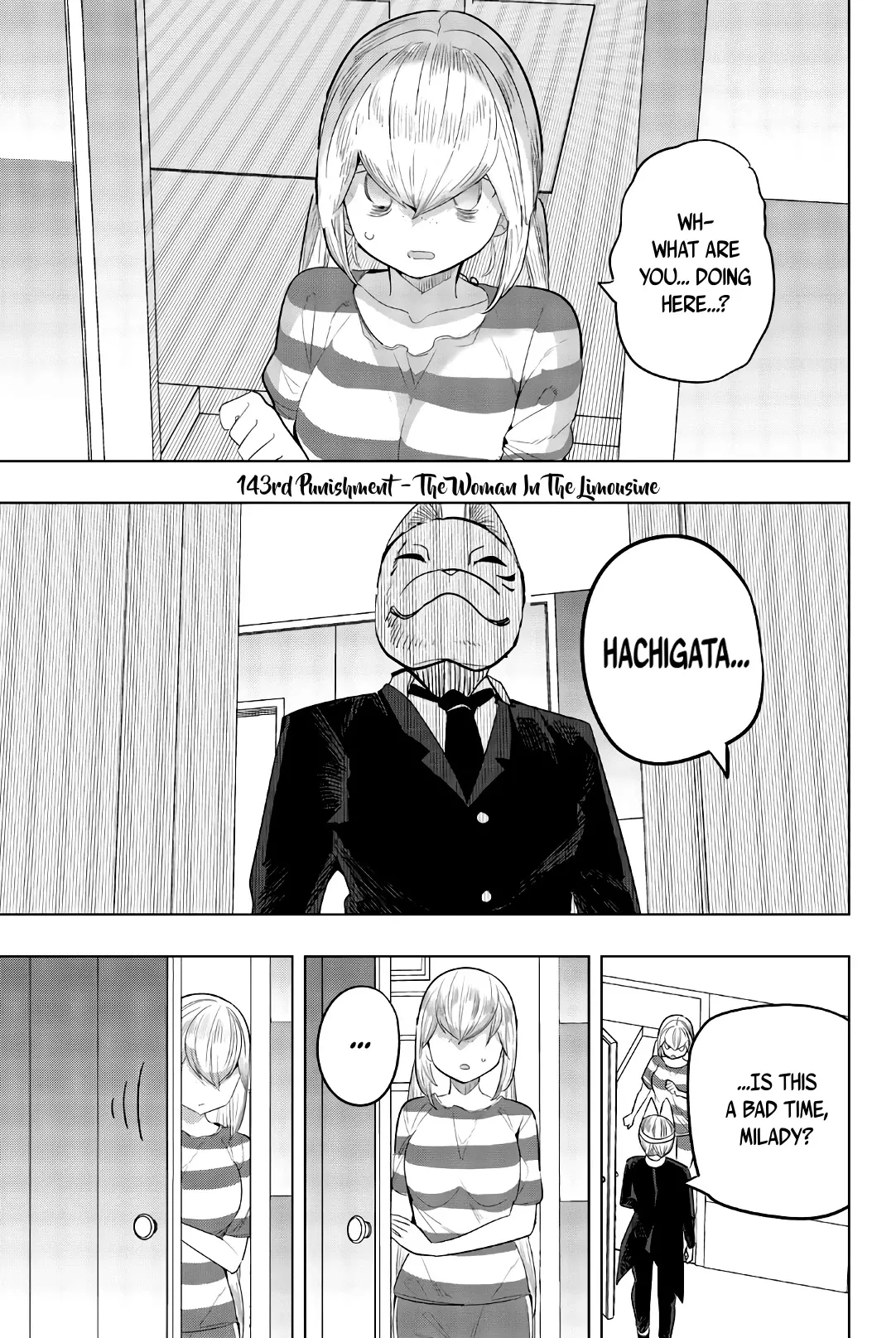 Read Houkago no Goumon Shoujo Chapter 143 - The Woman In The Limousine Online