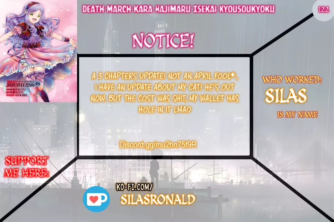 Read Death March kara Hajimaru Isekai Kyousoukyoku Chapter 122 Online