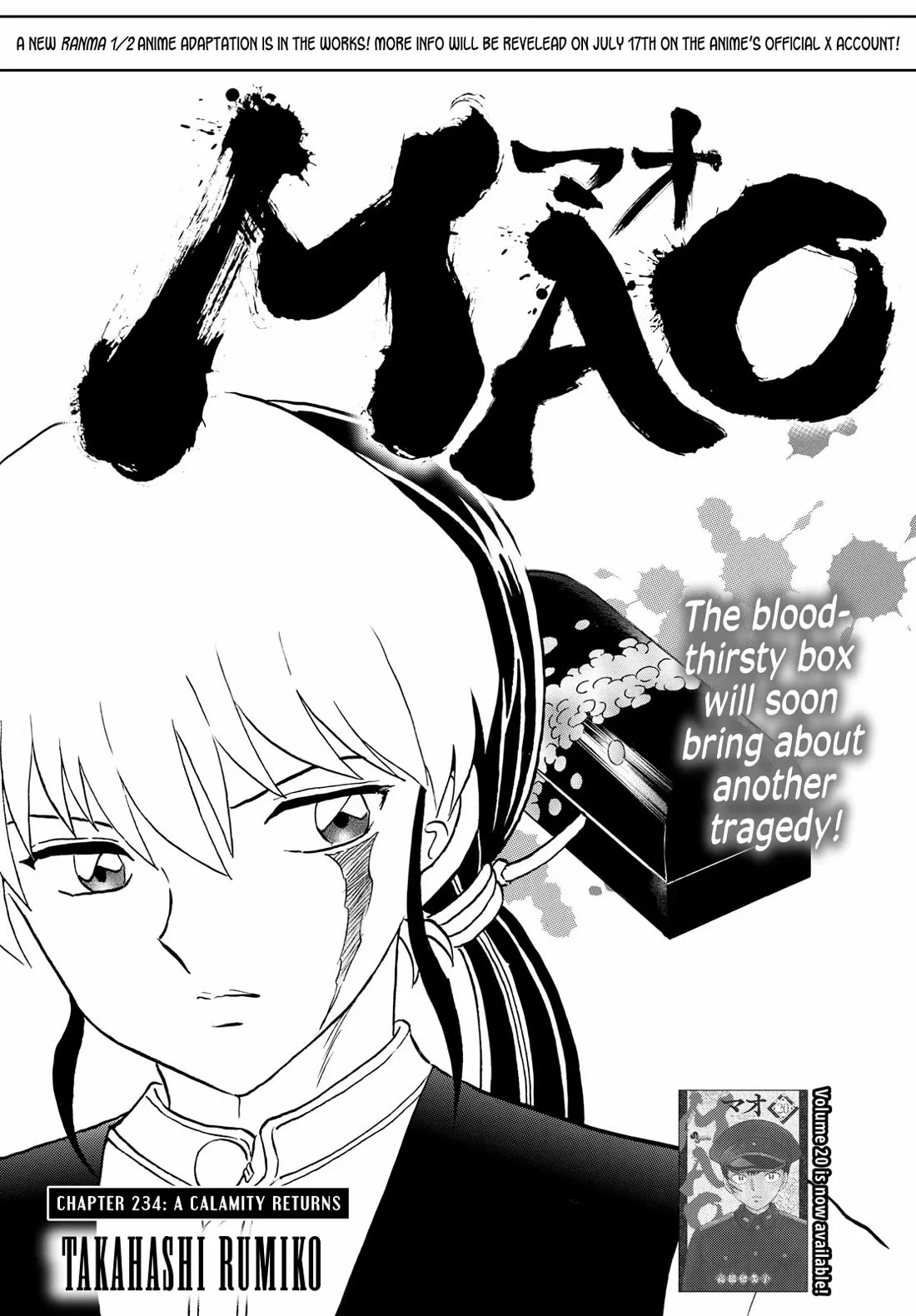 Read Mao Chapter 234 - A Calamity Returns Online