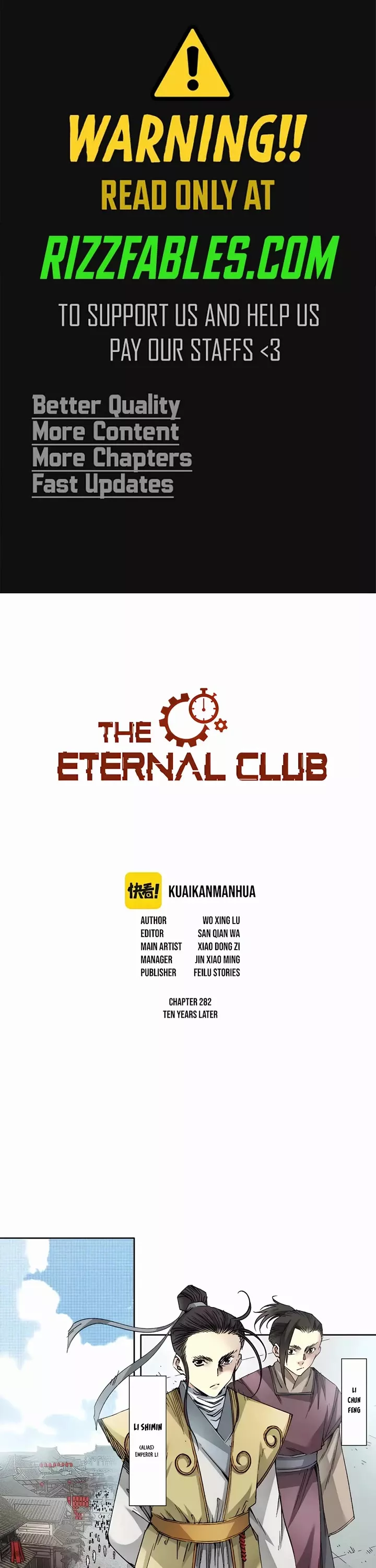 Read Eternal Club Chapter 282 Online