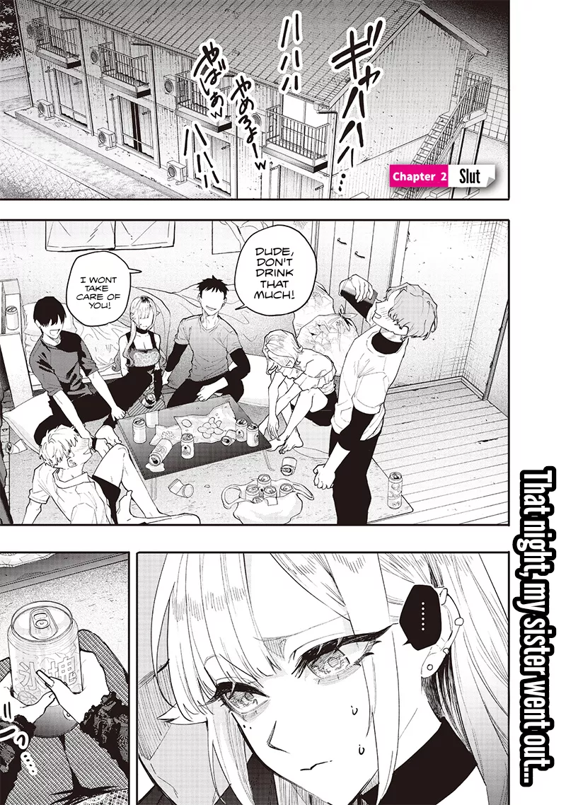 Read Namaiki na Gal Ane wo Wakaraseru Hanashi Chapter 2 - 「SLUT」 Online