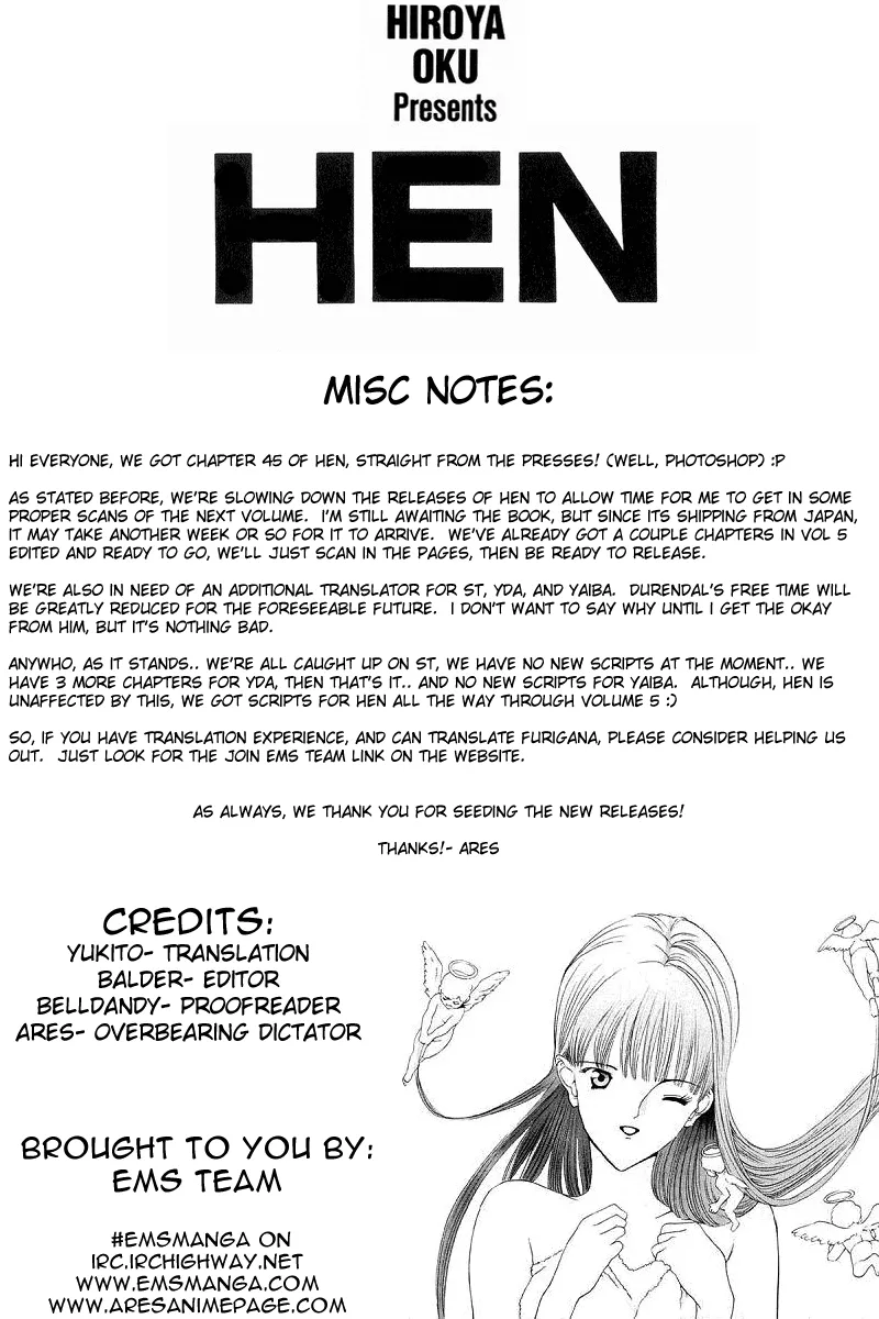 Read Hen Chapter 45 - Who Are You Online