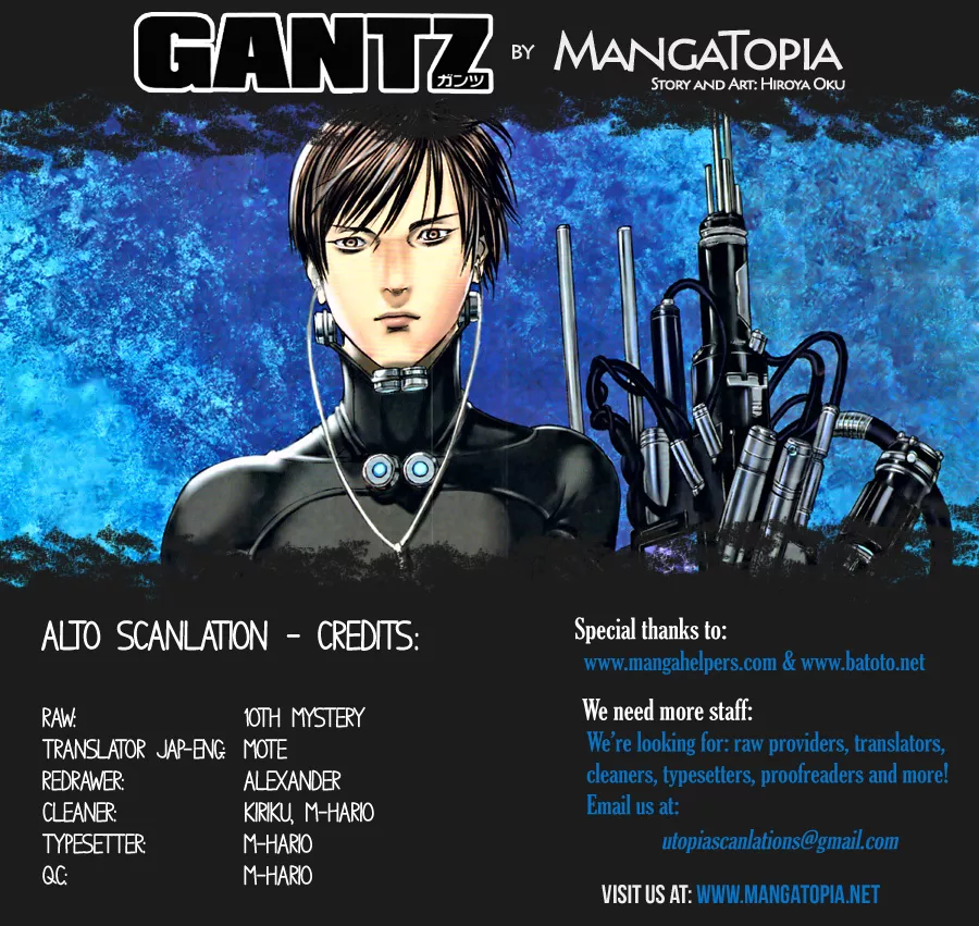 Read Gantz Chapter 380 - Flashing All His Might Online