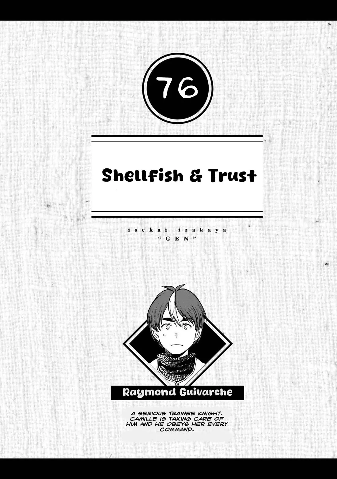 Read Isekai Izakaya “Gen” Chapter 76 - Shellfish and Trust Online