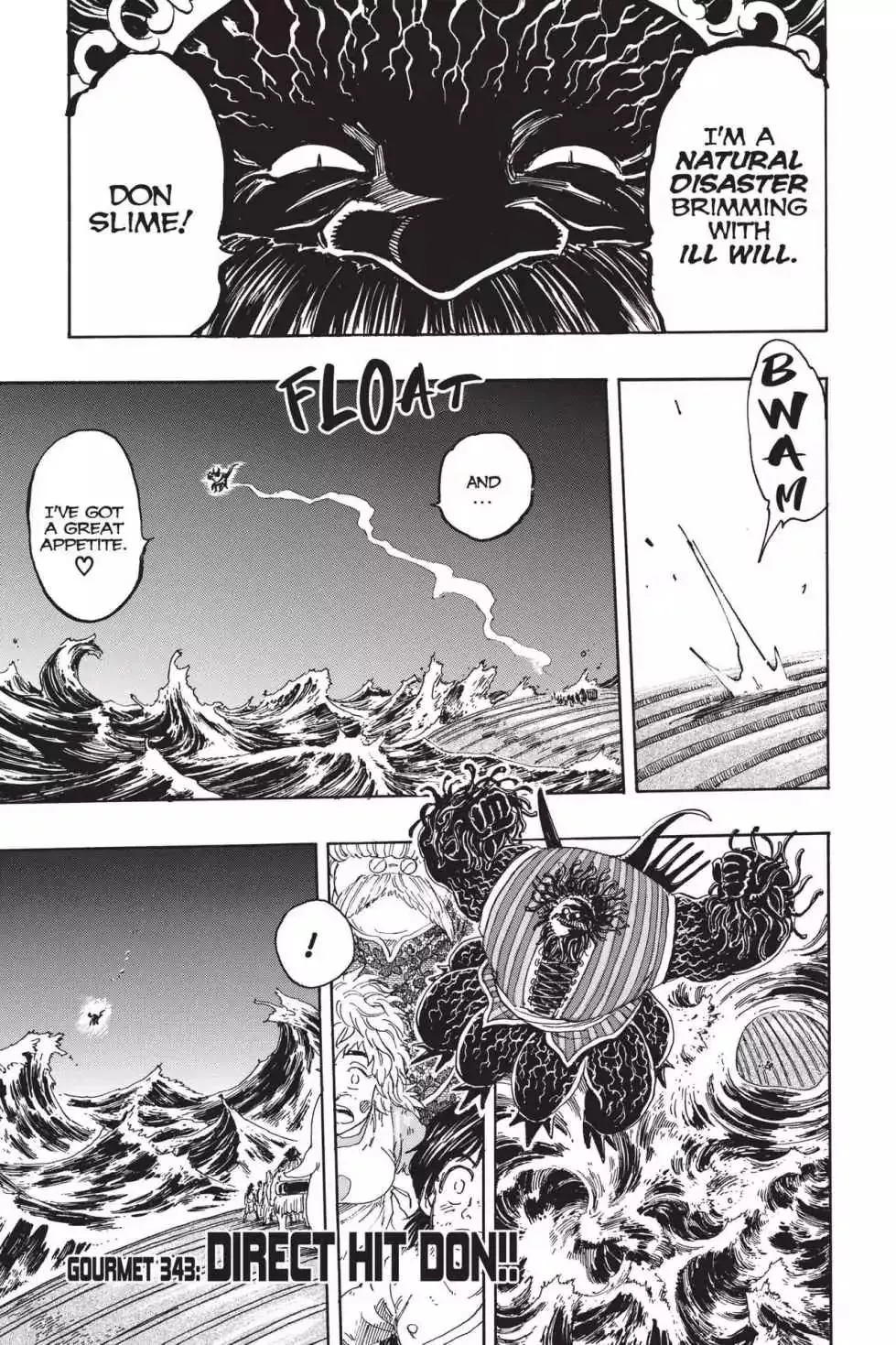 Read Toriko Chapter 343 - Vol.38 Gourmet 343: Direct Hit Don!! Online