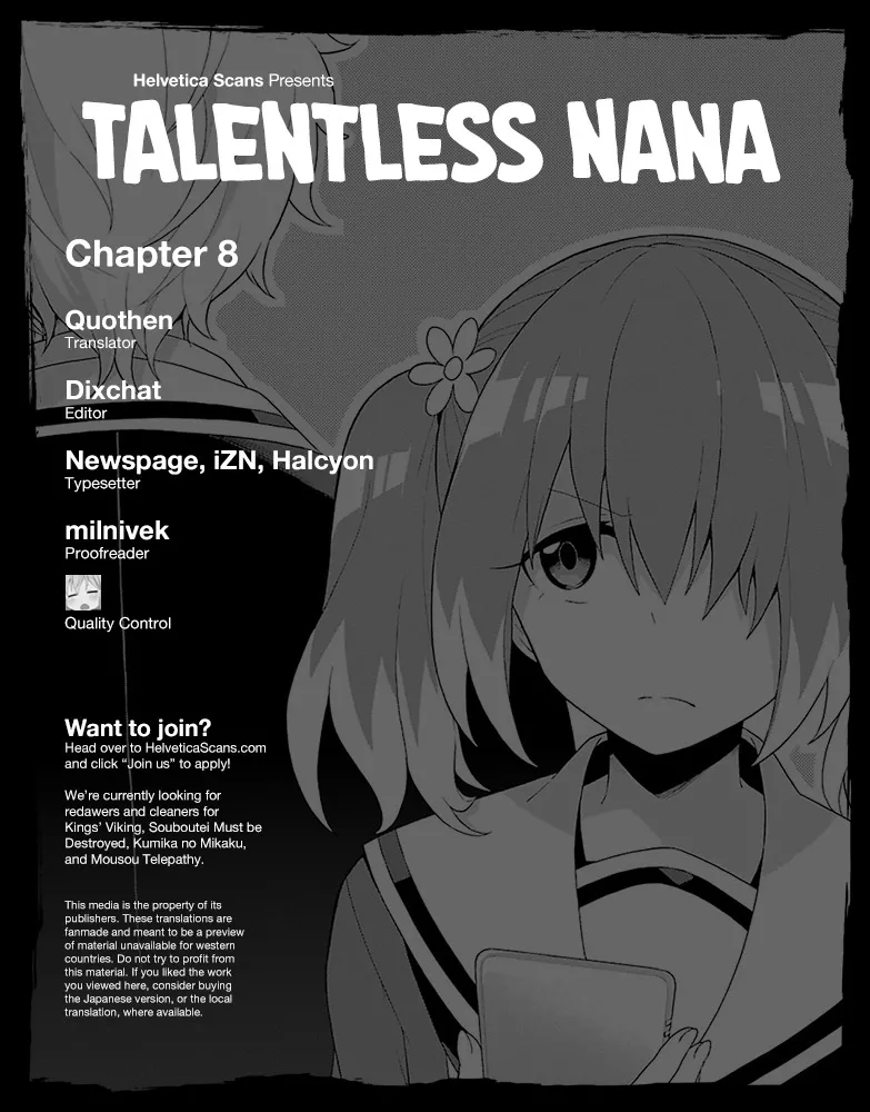 Read Talentless Nana Chapter 8 - Prophetic Dreams Part 3 Online