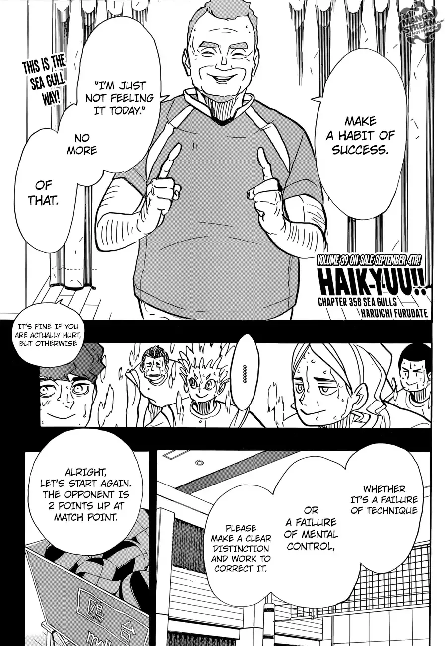 Read Haikyu!! Chapter 359 - The Spear Among Shields, The Shield Among Spears. Online