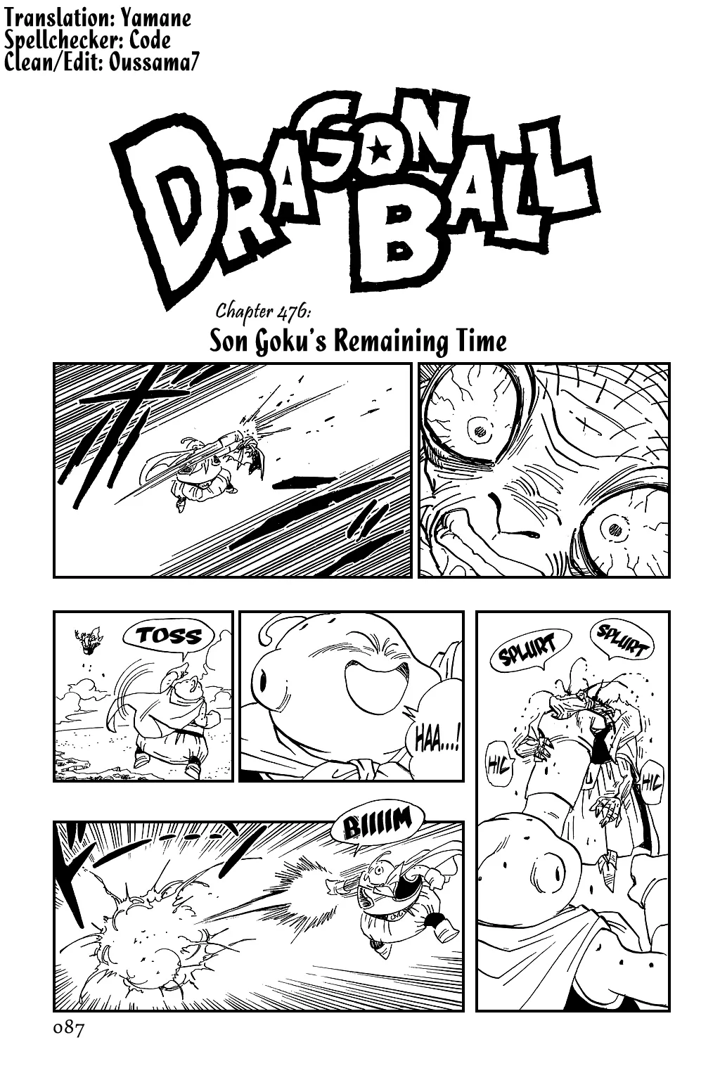 Read Dragon Ball Chapter 476 - Son Goku's Remaining Time Online