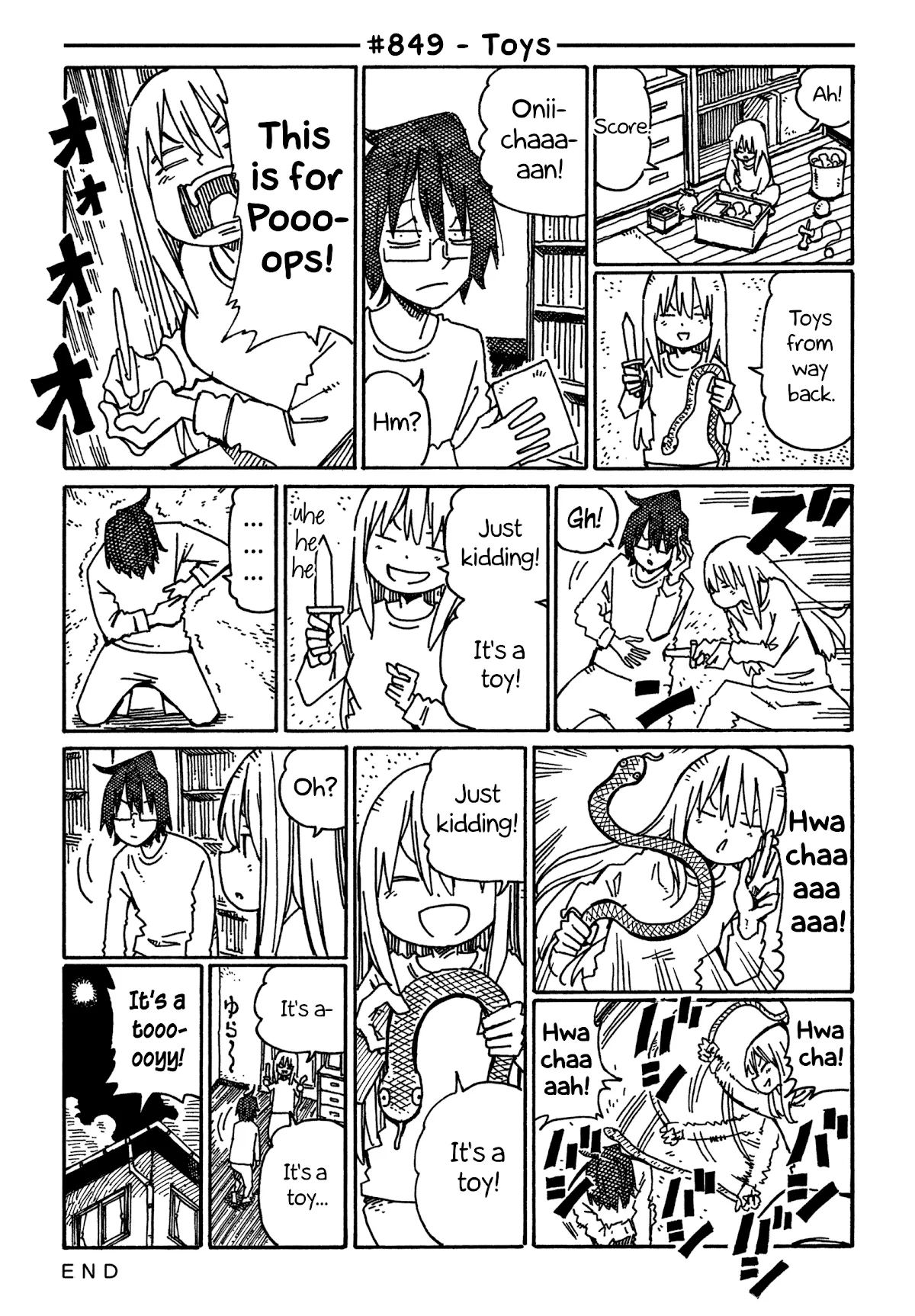 Read Hatarakanai Futari (The Jobless Siblings) Chapter 849 - Toys Online