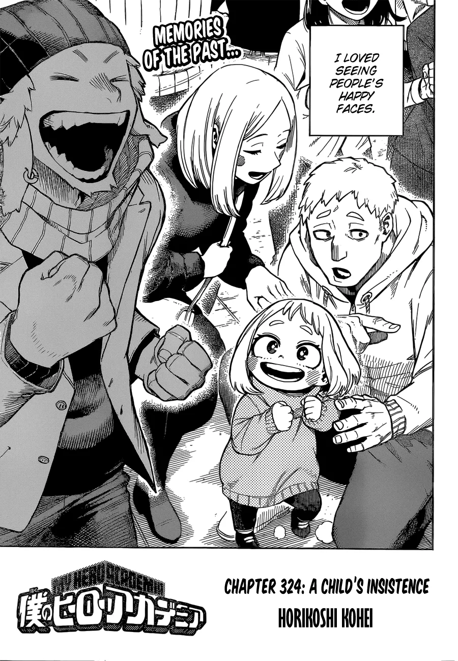 Read Boku no Hero Academia Chapter 324 - A Child's Insistence Online