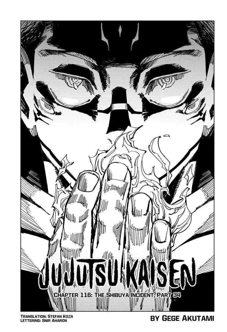 Read Jujutsu Kaisen Chapter 116 Online