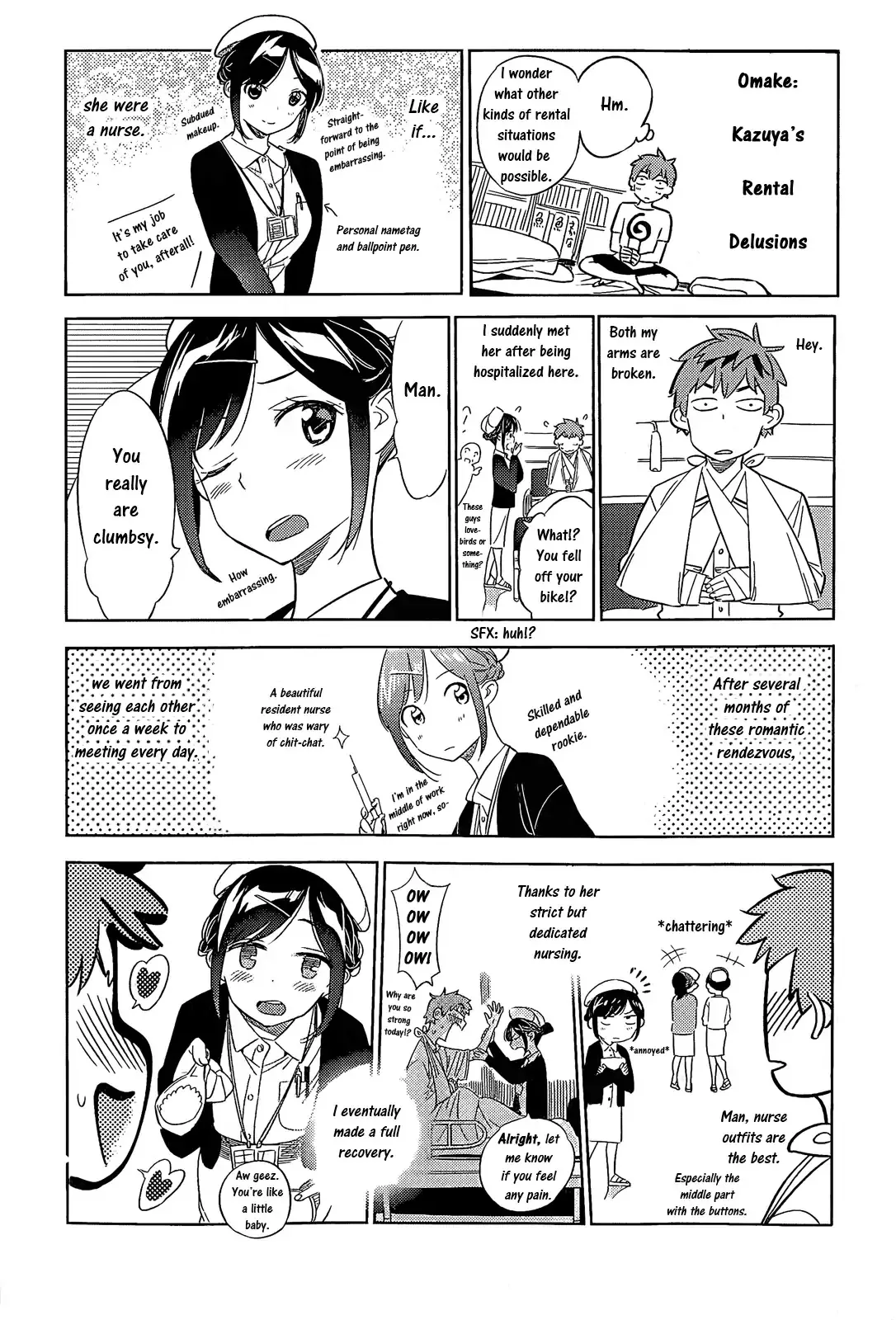 Read Kanojo, Okarishimasu Chapter 23.5 - Omake: Kazuya's Rental Delusions Online