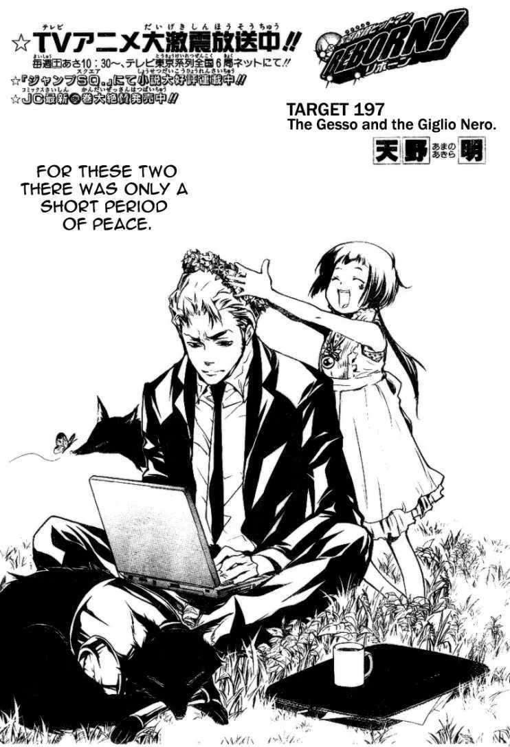 Read Katekyou Hitman Reborn! Chapter 197 - The Gesso and the Giglio Nero Online