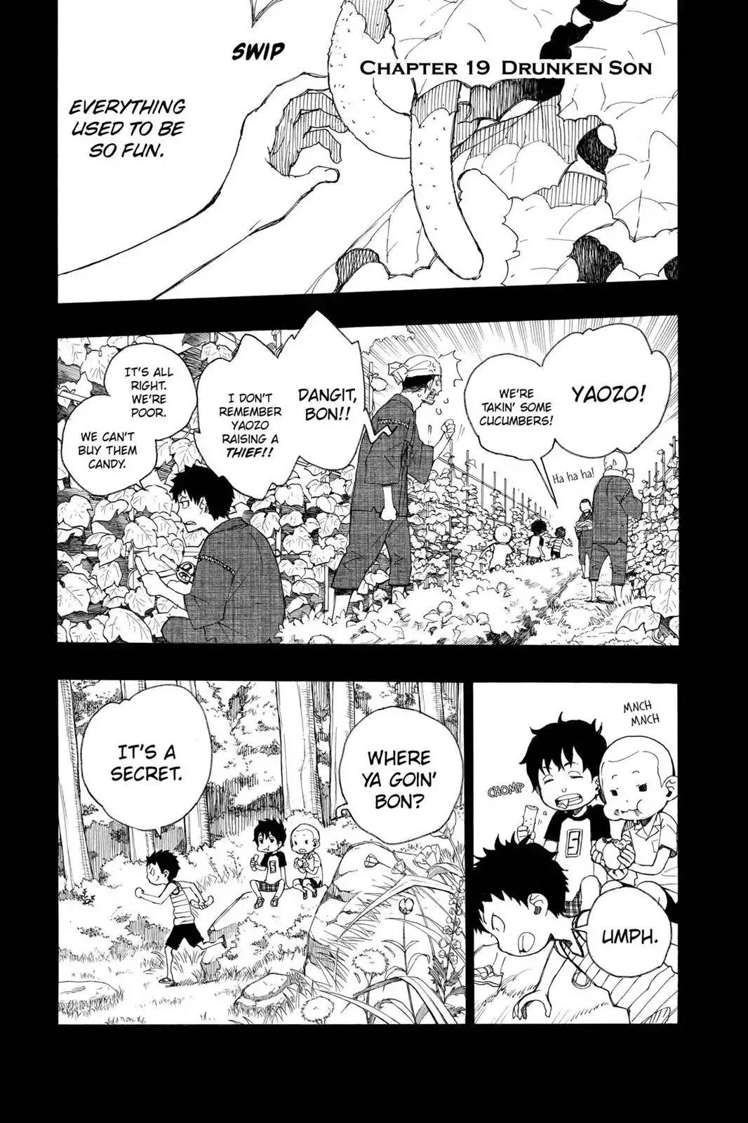 Read Ao no Exorcist Chapter 19 - Drunken Son Online