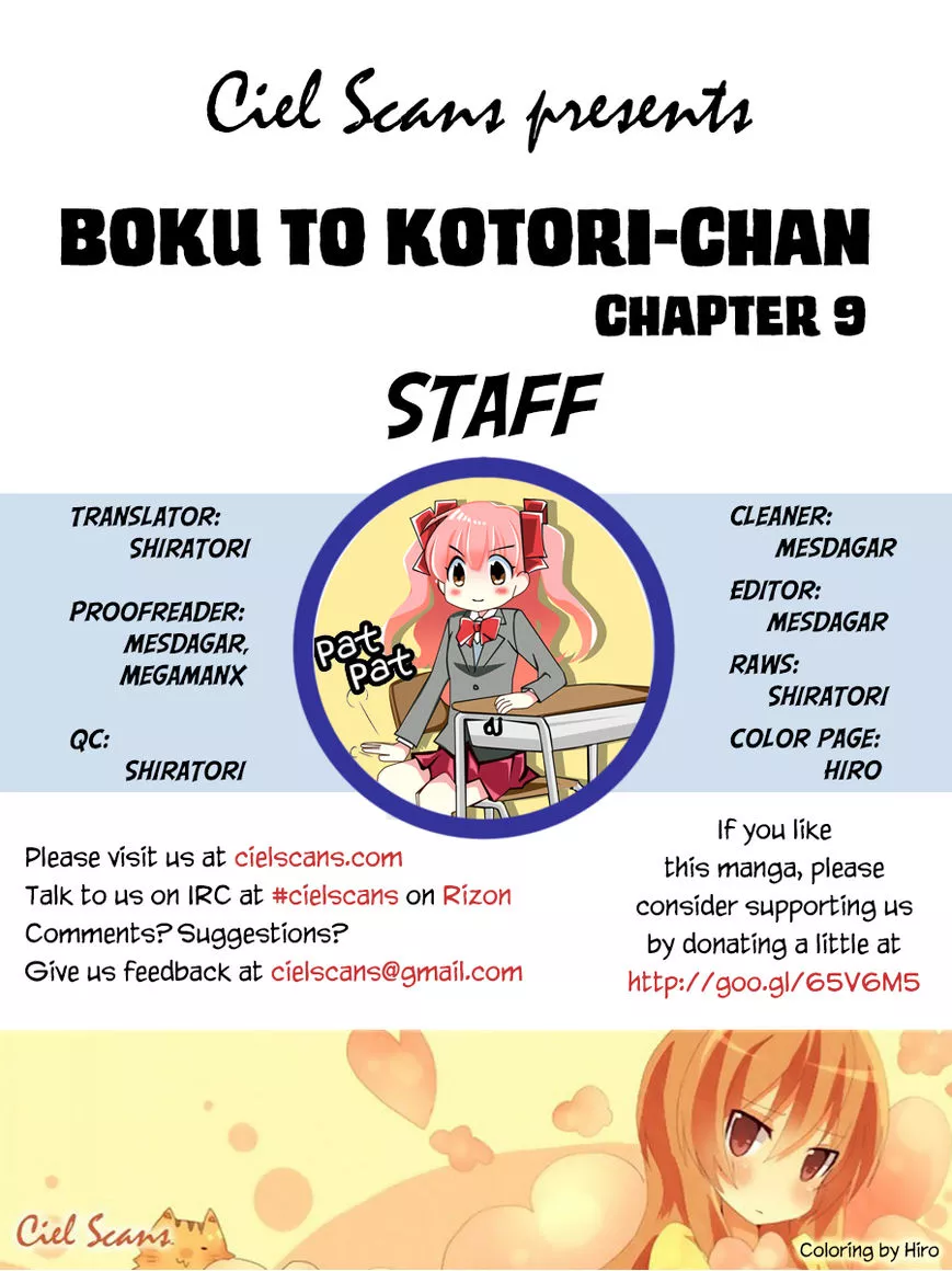 Read Boku to Kotori-chan Chapter 9 Online