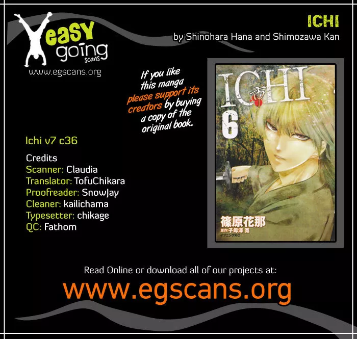 Read Ichi Chapter 36 - Unyielding Determination Online