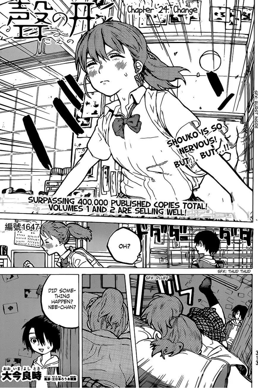 Read Koe no Katachi Chapter 024 - Change Online