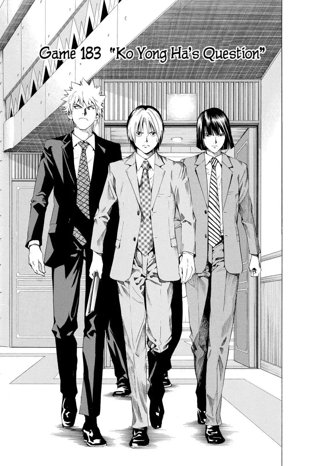 Read Hikaru no Go Chapter 183 - Ko Yong Ha's Question Online